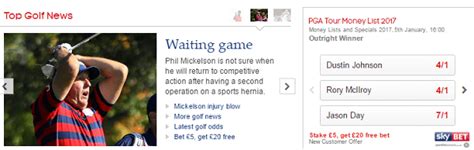 betting zone golf.